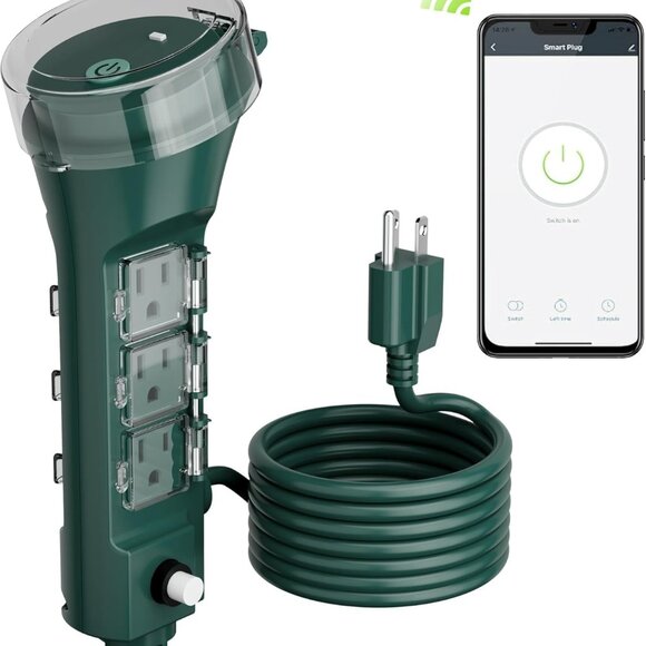 *Suraielec* Outdoor Smart Plug Waterproof WiFi NWT - Picture 1 of 4
